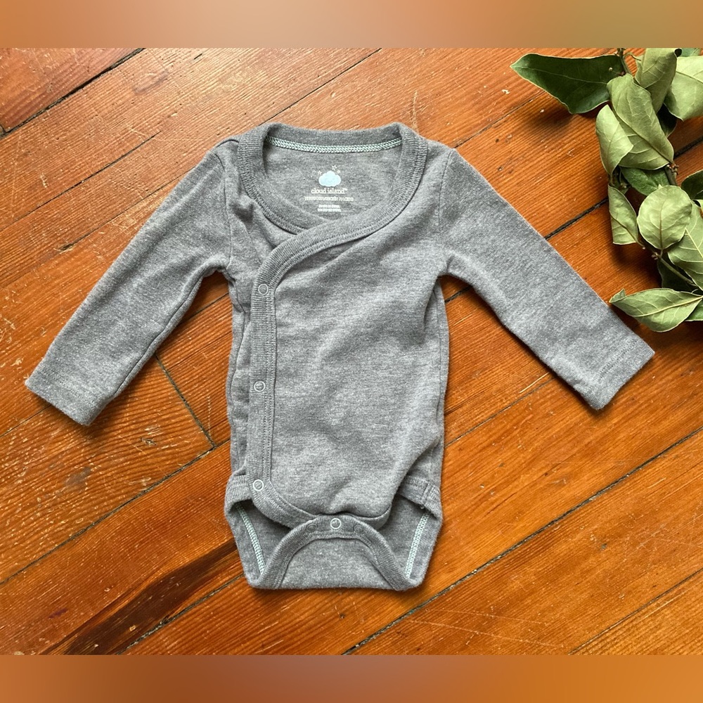Cloud Island Newborn Onesie